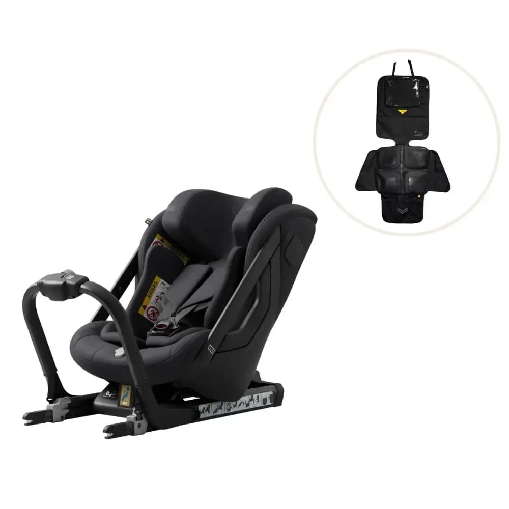 Axkid ONE 3 Bilbarnstol inkl. Sparkskydd – Coastal Storm Black