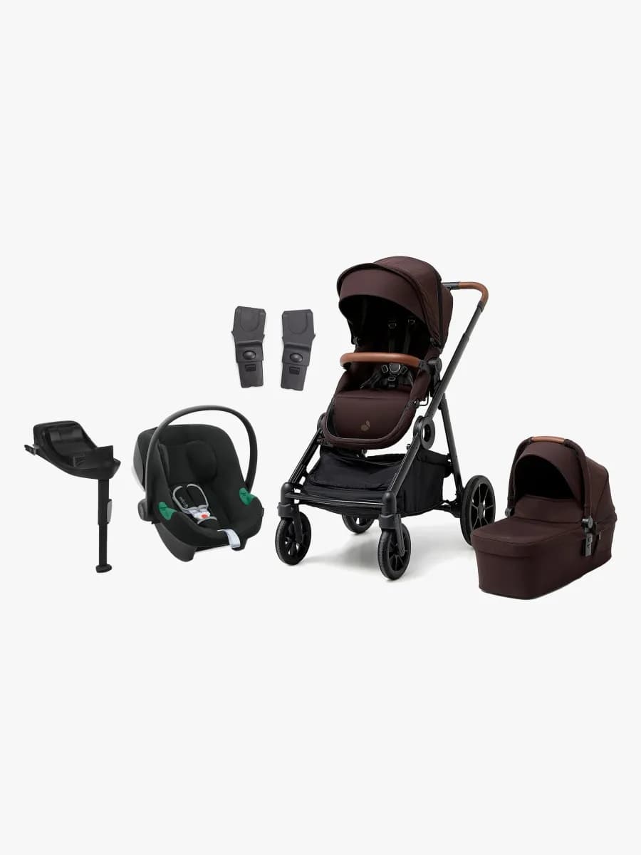 Beemoo Pro Multi 2 Duovagn Inkl. Cybex Aton B2 i-Size Babyskydd & Bas, Espresso Brown