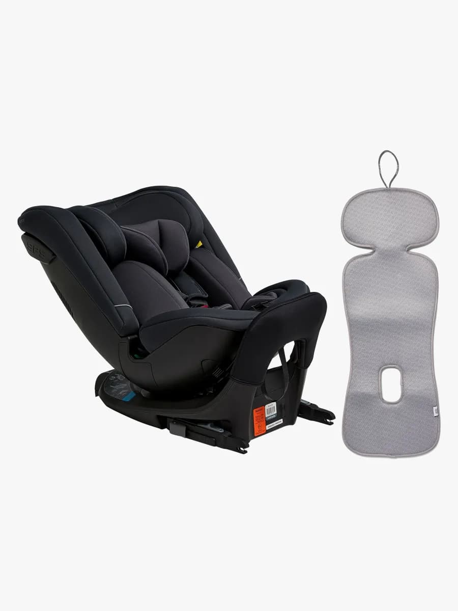 Beemoo Rotate i-Size Vändbar Bilbarnstol Inkl. Ventilerande Dyna, Anthracite/Grey
