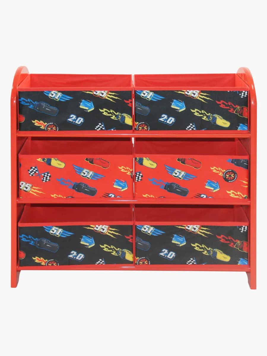Disney Pixar Cars Blixten McQueen Förvaringsutrymme, Röd/Svart, Förvaring Barnrum
