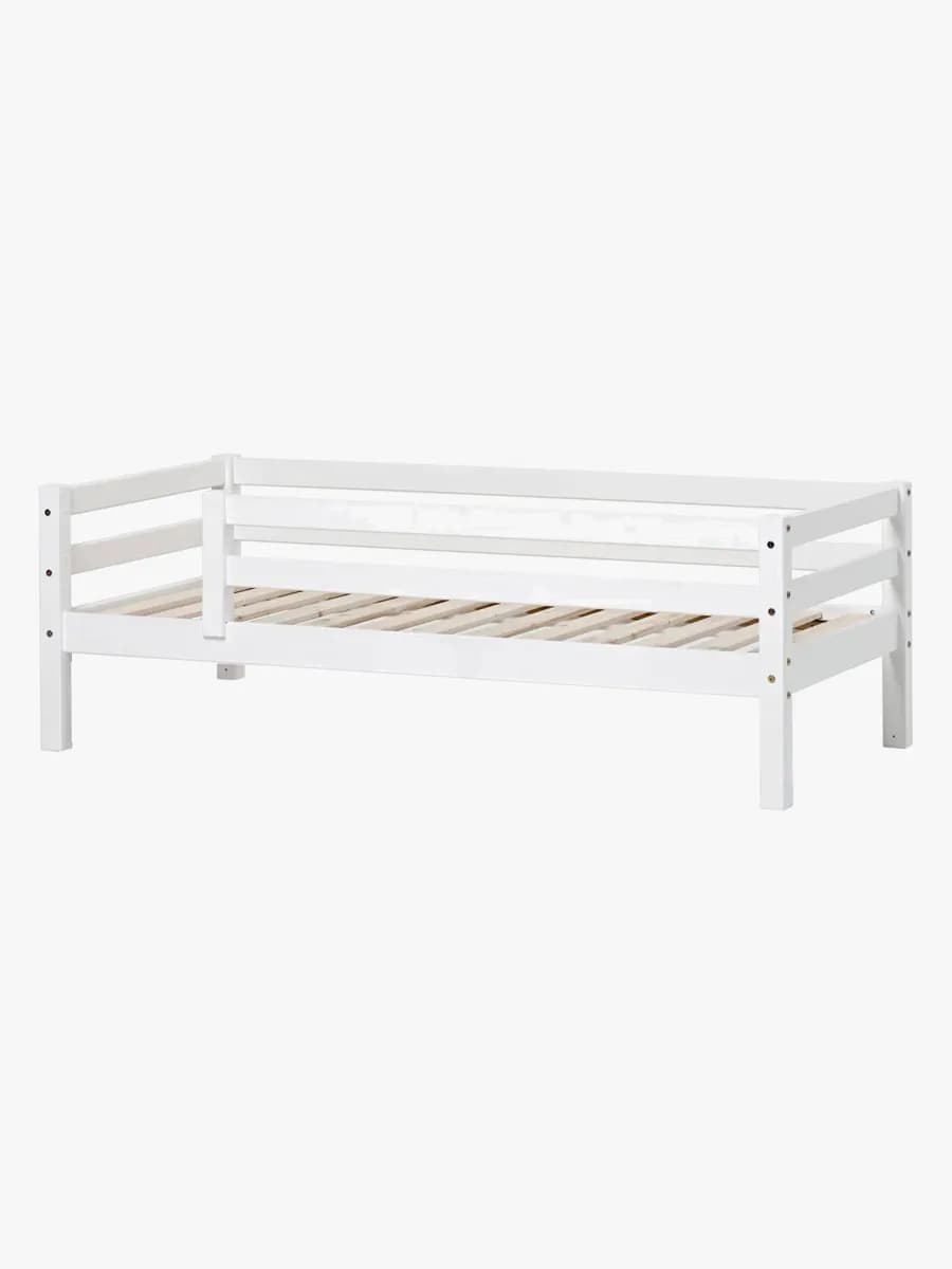 Hoppekids ECO Dream Juniorsäng med Säkerhetsskena 70x160, Vit, Barnsäng, Juniorsäng