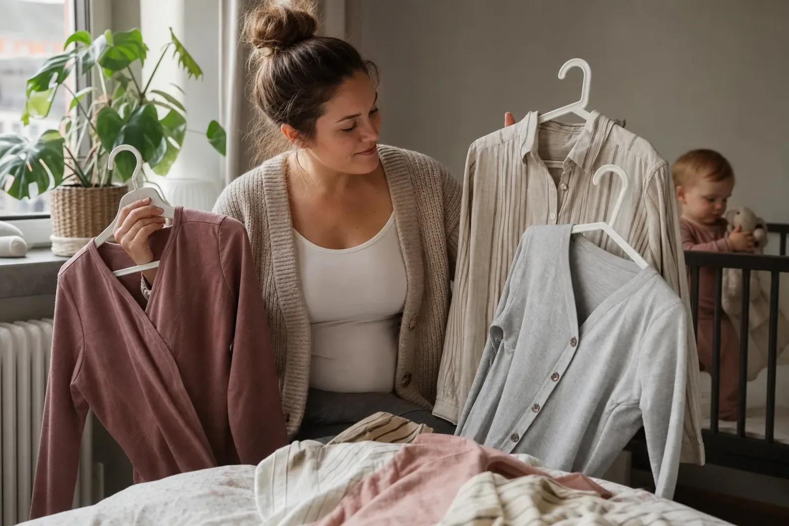 Amningskläder i vardagen: vilka detaljer gör plaggen praktiska?