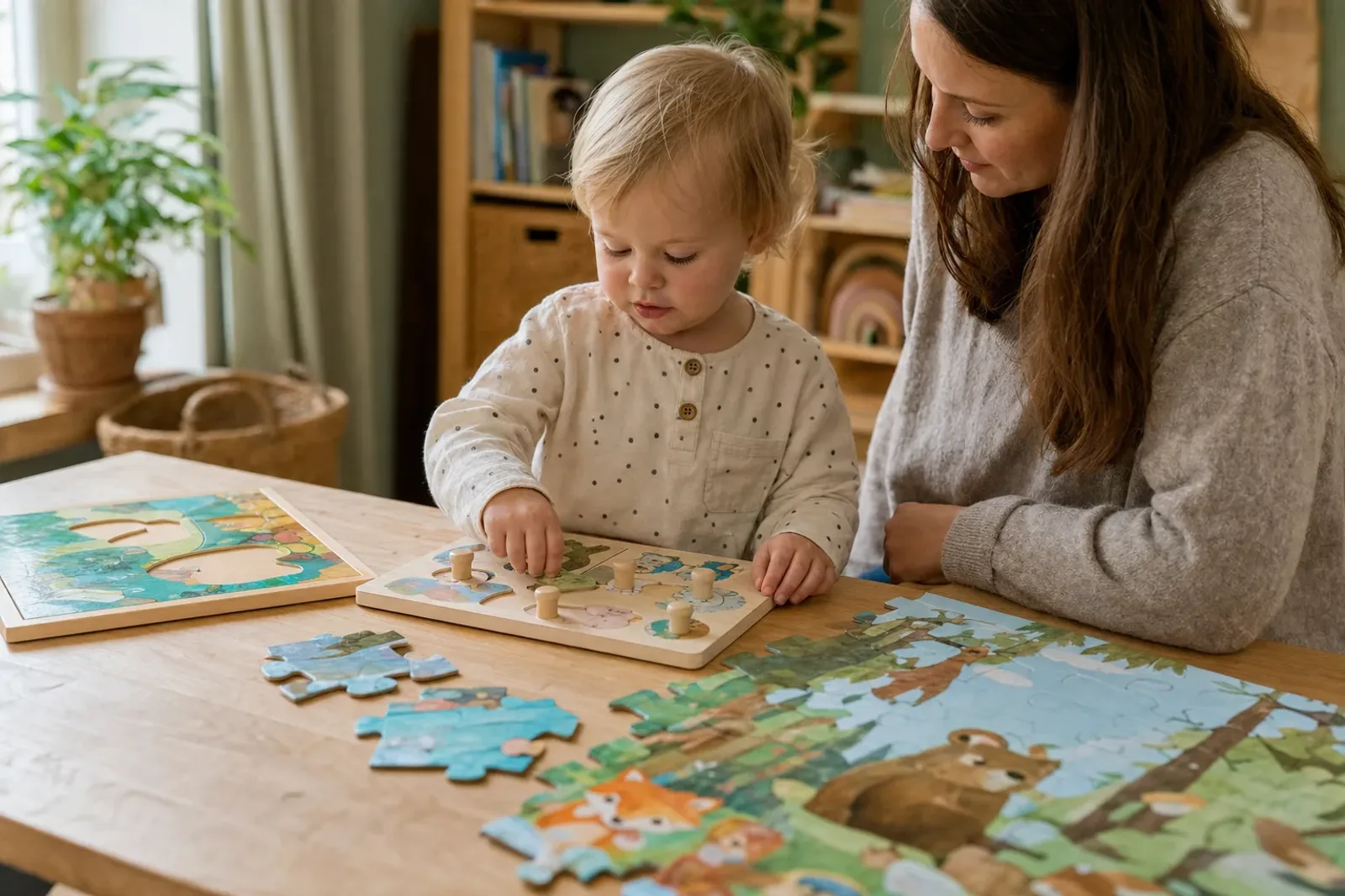 Pussel för barn: så väljer du motiv, format och lagom svårighetsgrad