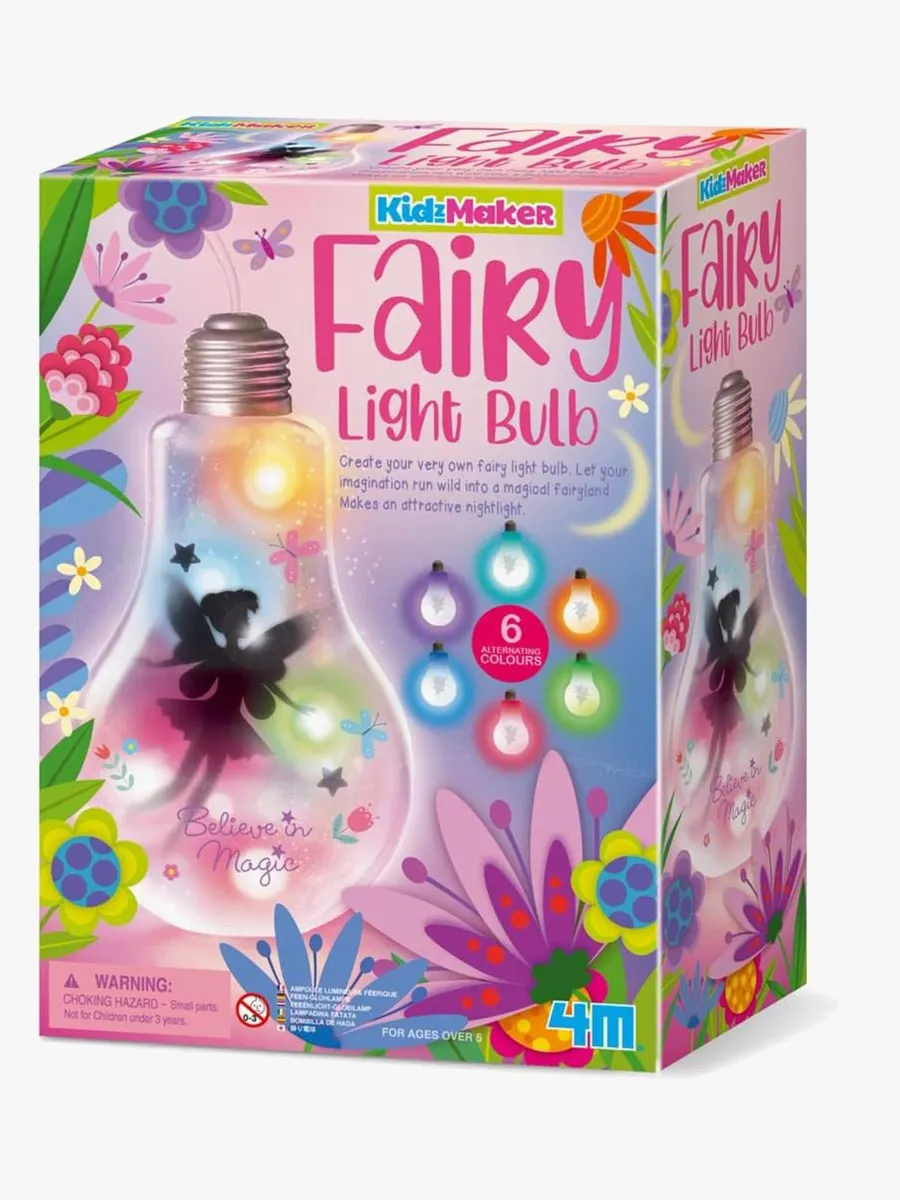 4M KidzMaker DIY-set Fe Lampa, Barnrum