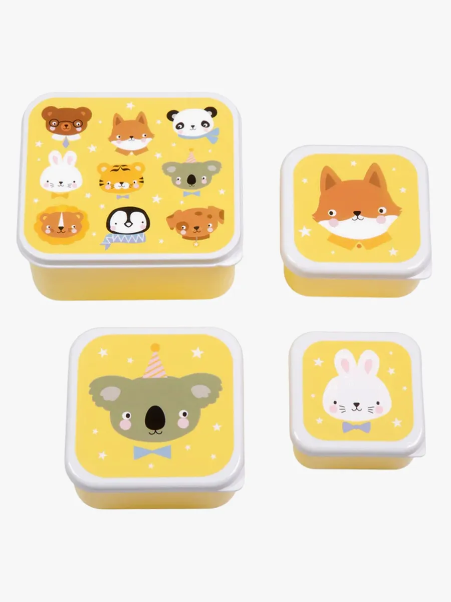 A Little Lovely Company Lunchboxset, Djurvänner