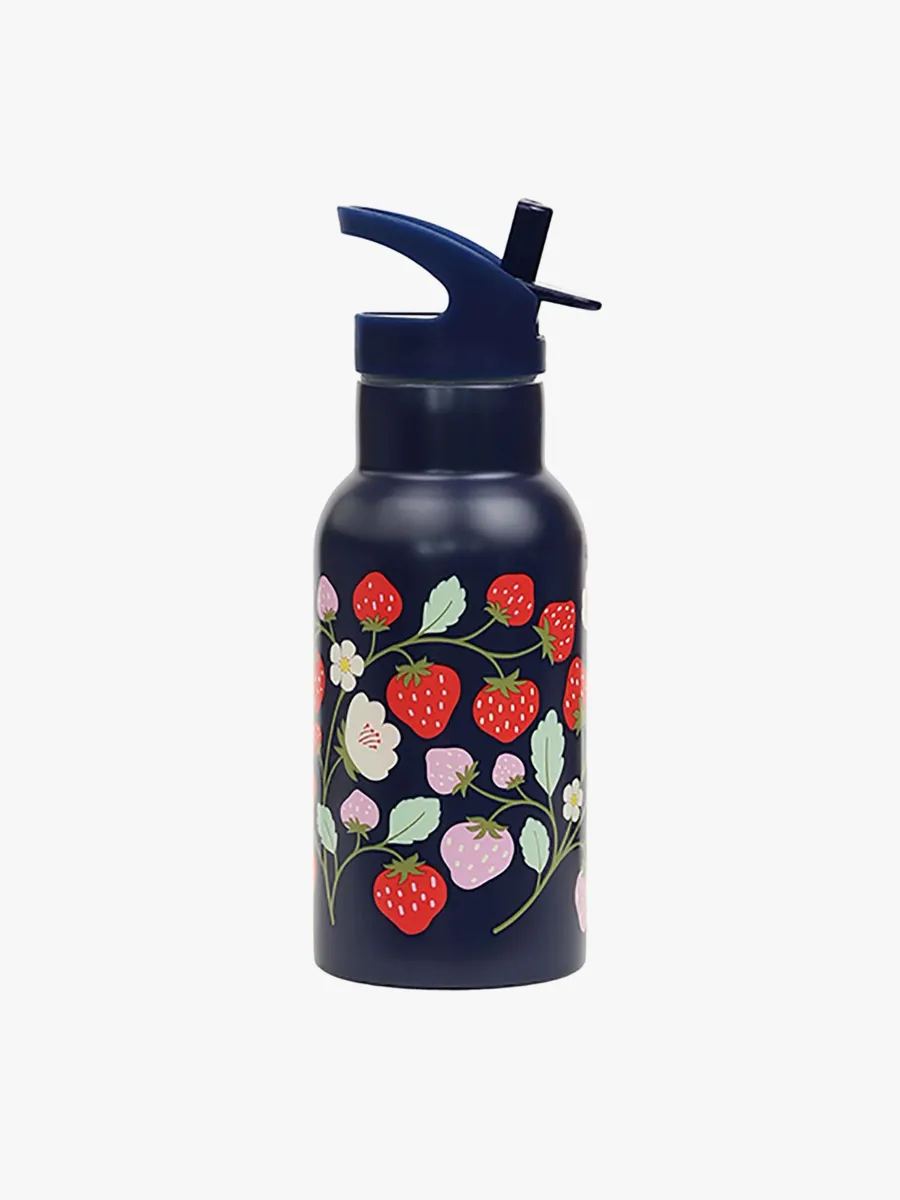 A Little Lovely Company Stainless steel Vattenflaska, Strawberries