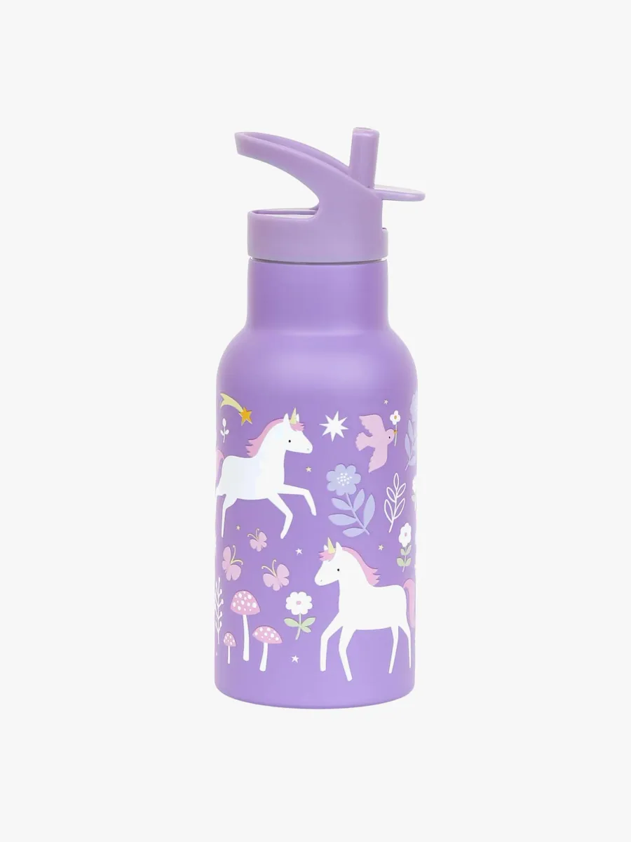A Little Lovely Company Stainless steel Vattenflaska, Unicorn dreams
