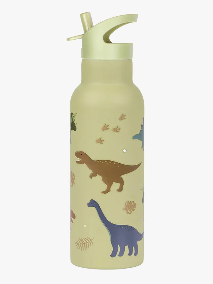 A Little Lovely Company Stainless steel XL Vattenflaska, Dinosaurs