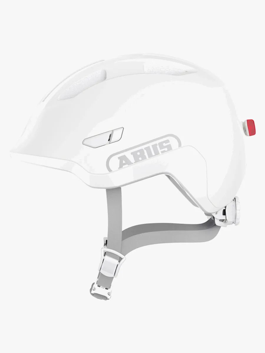 ABUS Smiley Ace Led Hjälm, Pure White, 50-55