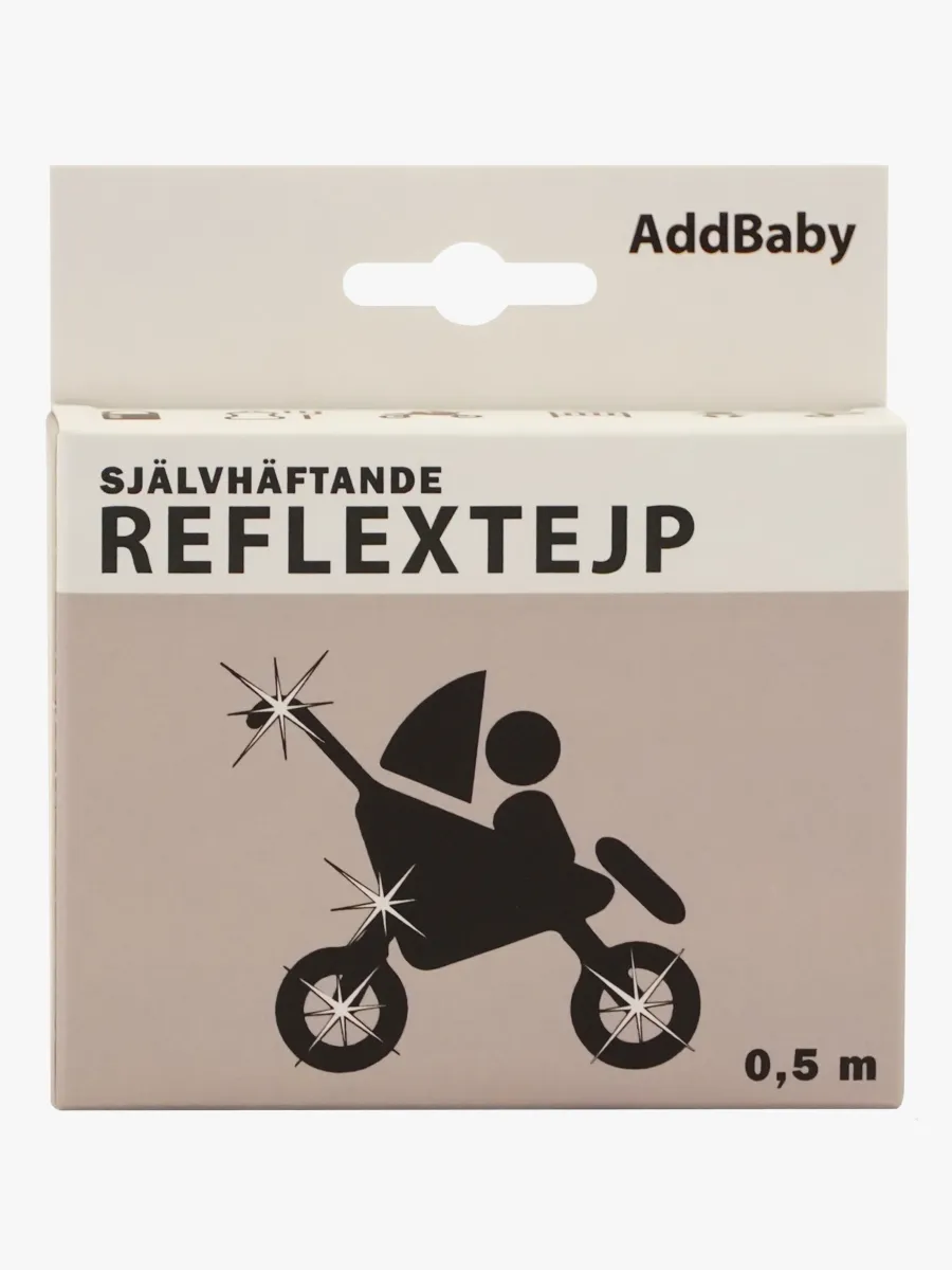 AddBaby Reflextejp 0.5 m, Silver