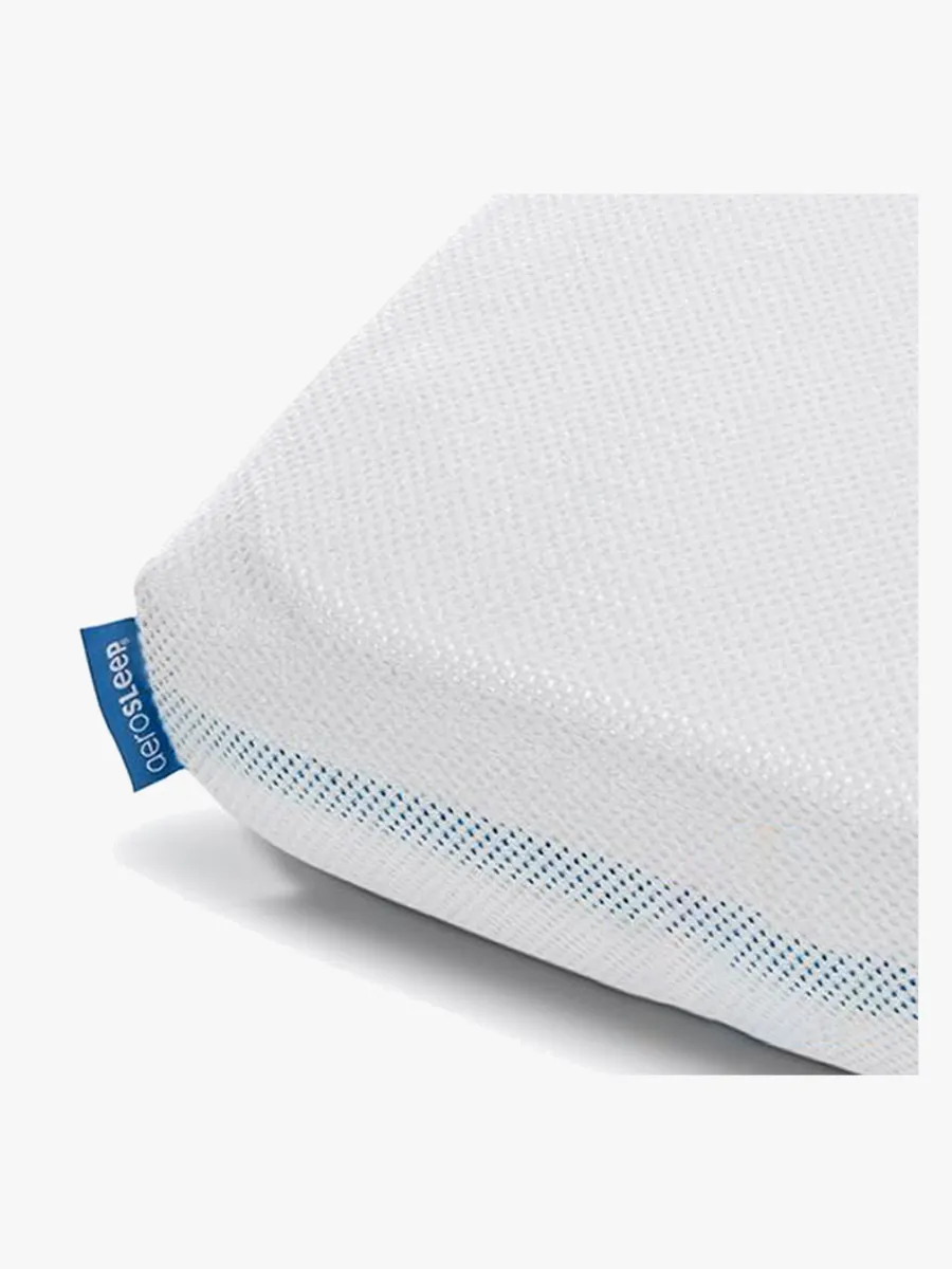 AeroMoov SafeSleep Dra-på-lakan 60x110 cm för Resesäng, Vit
