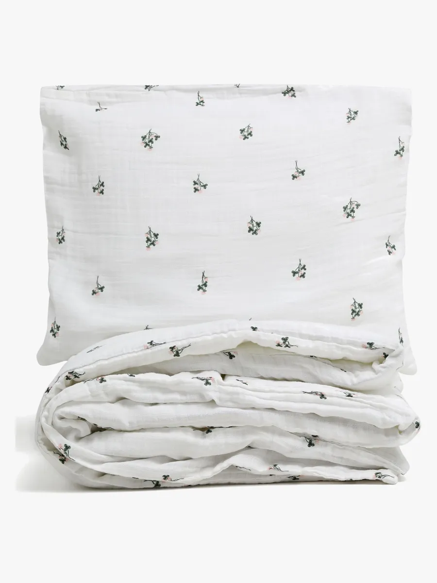 Alice &  Fox ADORA Bäddset Juniorsäng 150x210, Vit