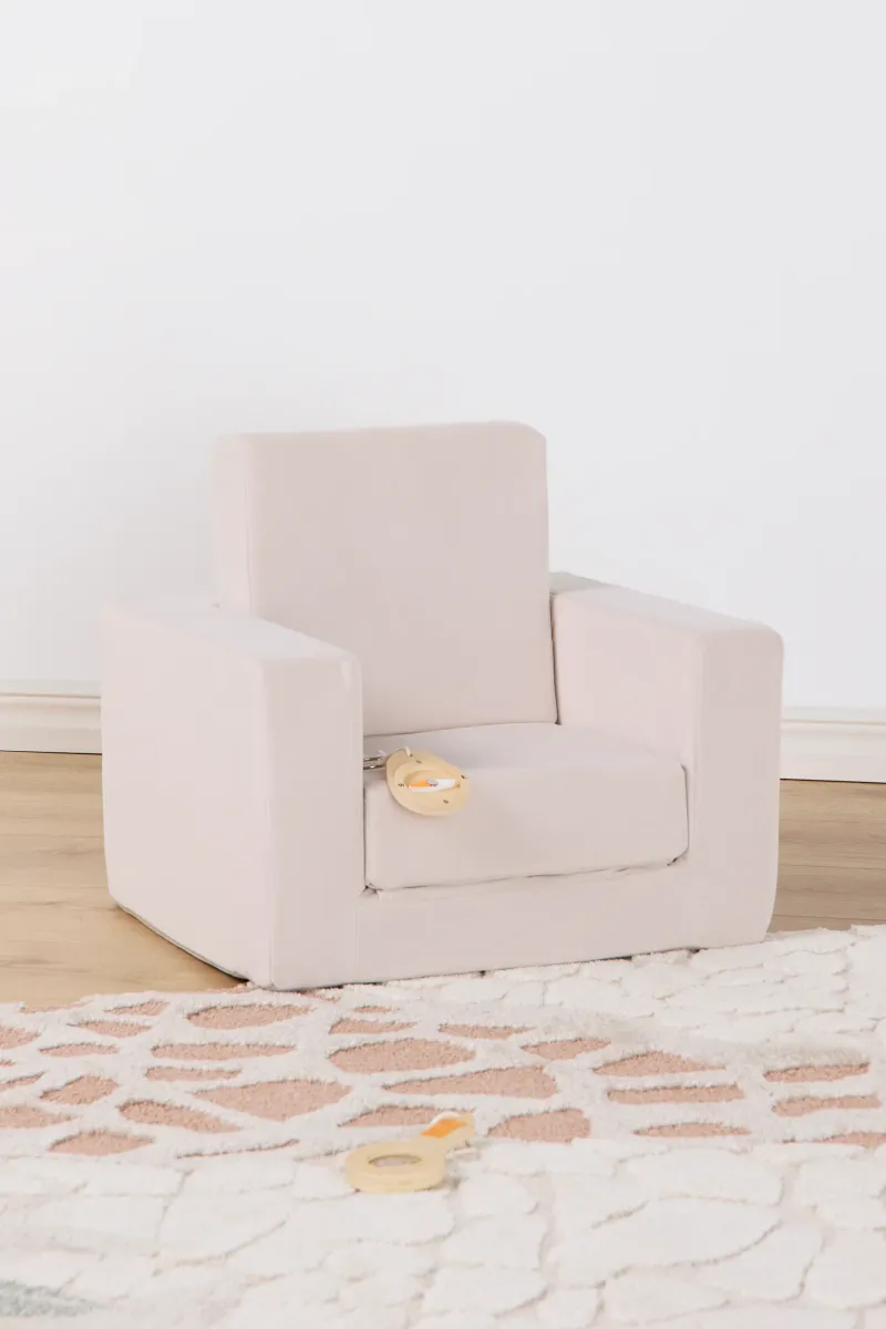 Alice &  Fox Cubbie  Vikbar Barnfåtölj, Beige