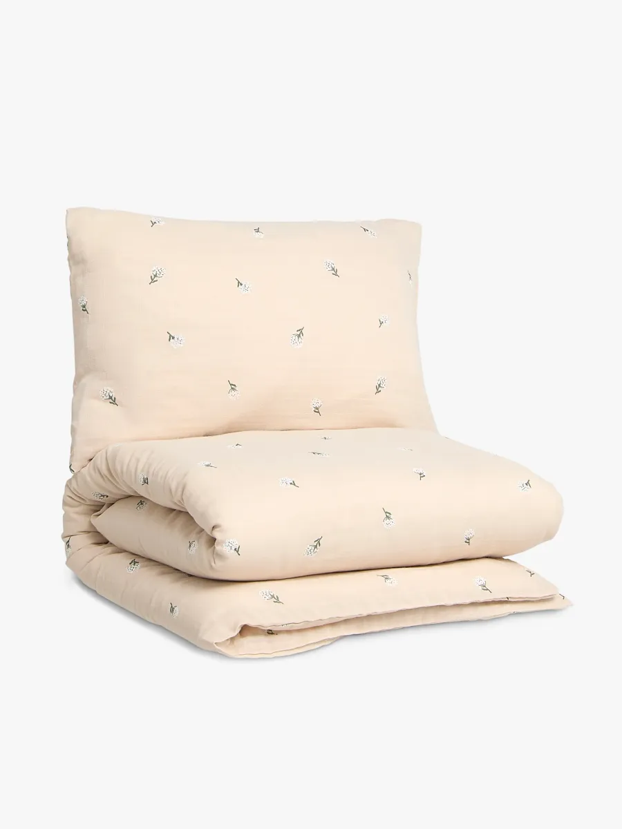 Alice &  Fox TWIGGIE Bäddset Spjälsäng 100x130, Beige