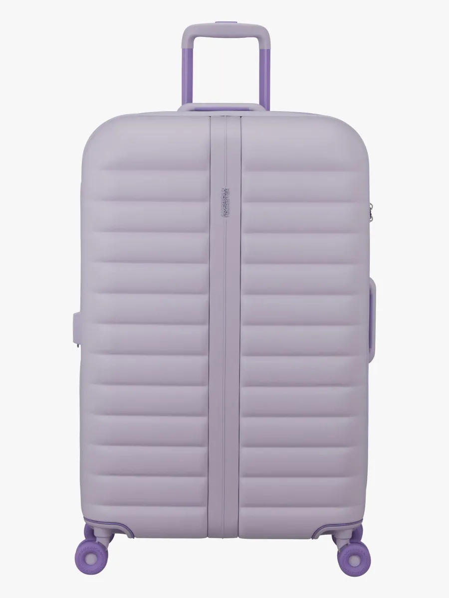 American Tourister Neovibe Spinner Resväska 96-106L, Fresh Lilac