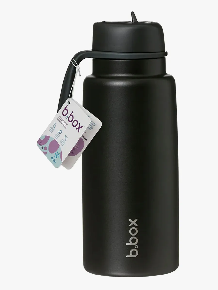 b.box Vattenflaska med Flip Top 1L, Deep Space