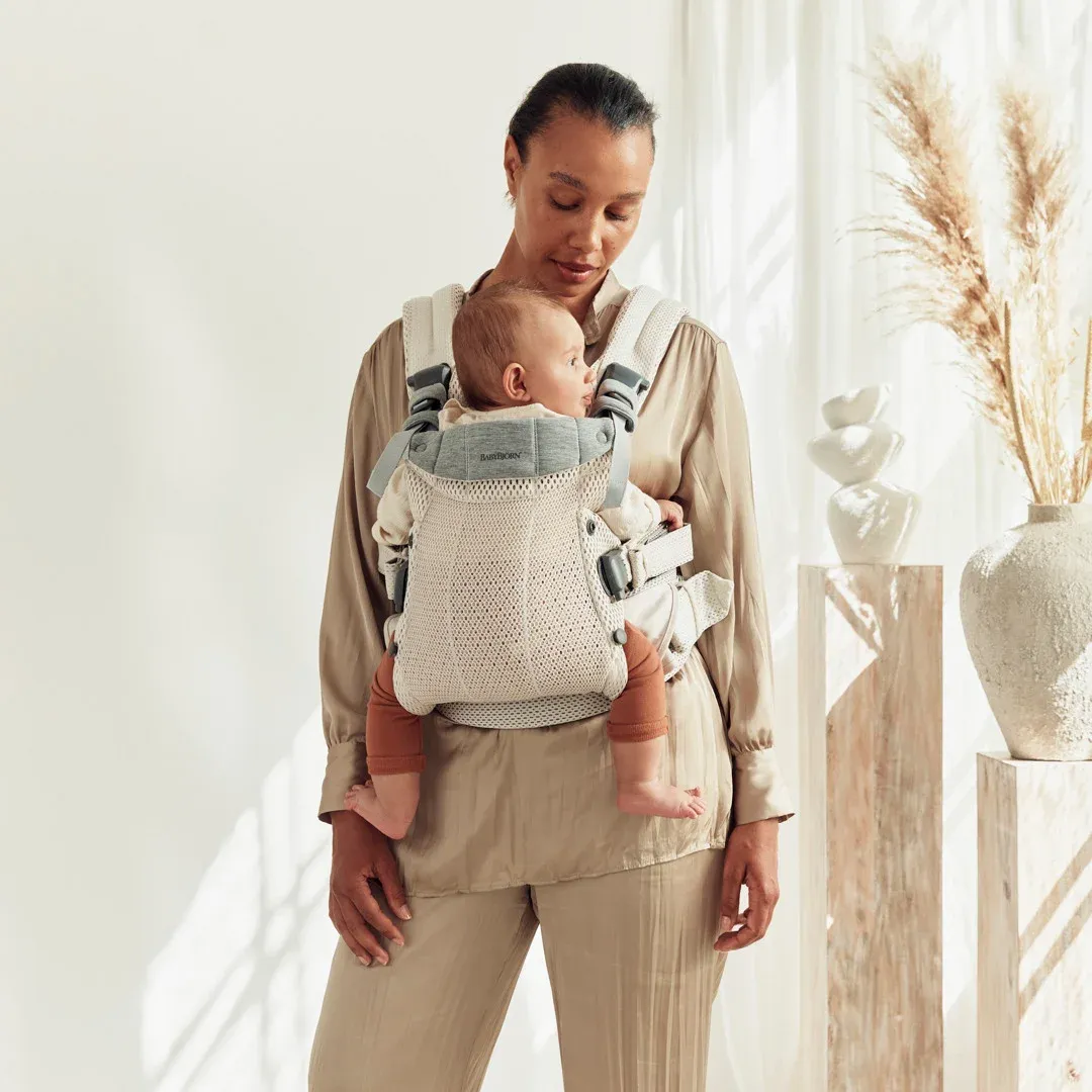 BabyBjörn Bärsele Harmony 3D Mesh, Ljusbeige