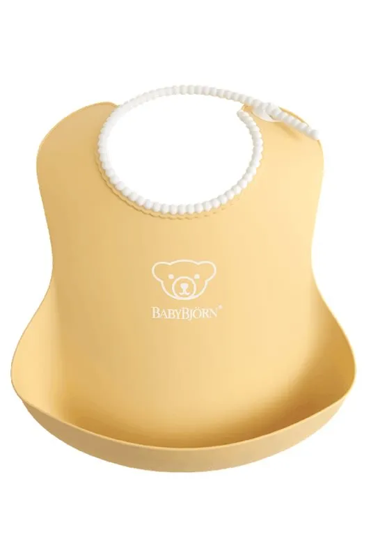 Babybjörn haklapp 1-pack, blekgul