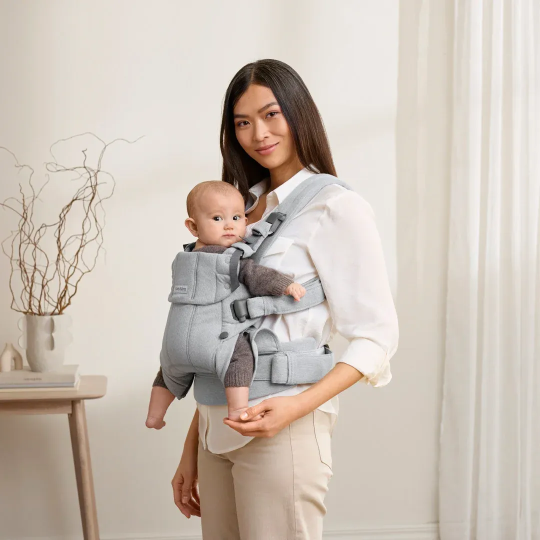 BabyBjörn Harmony Bärsele Vävd, Light Grey Melange