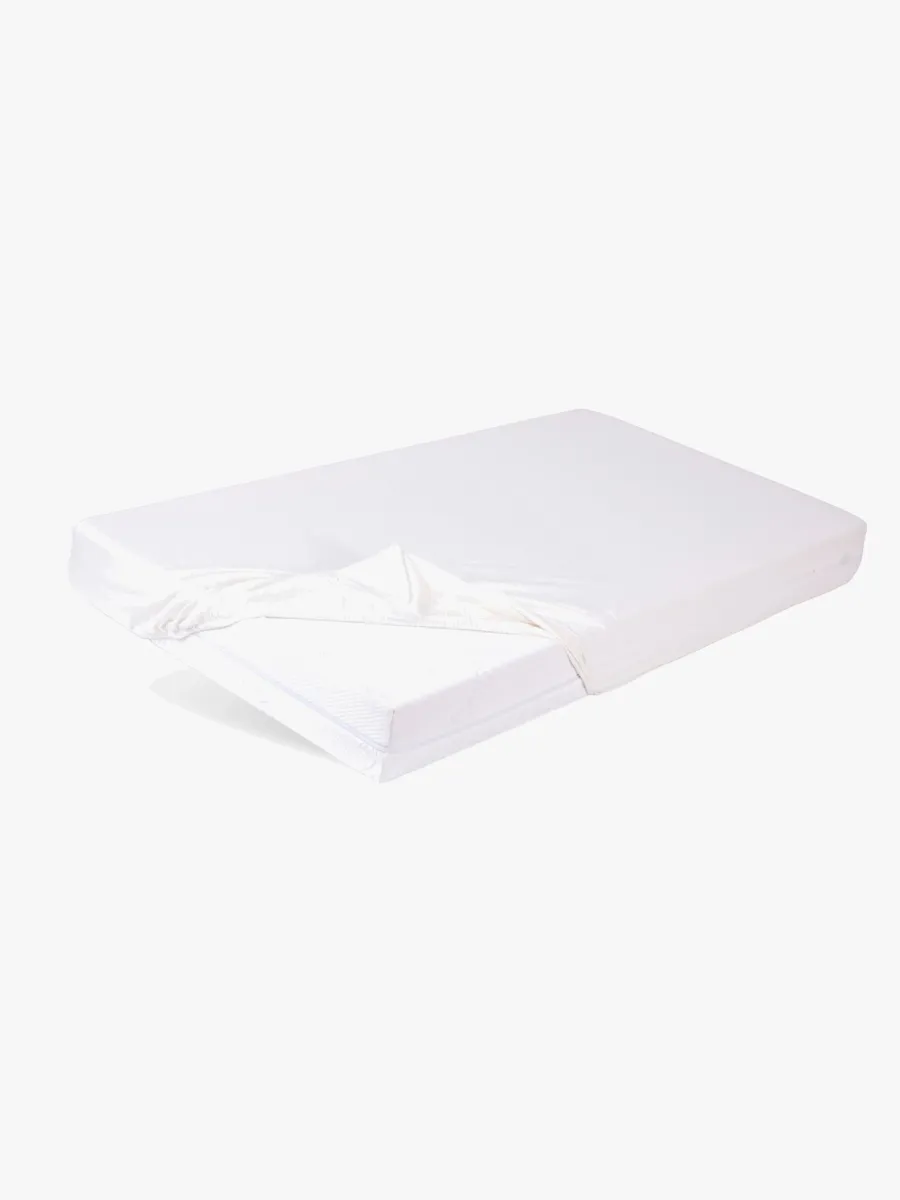 BabyMatex Bamboo Dra-på-lakan 80x160, Vit