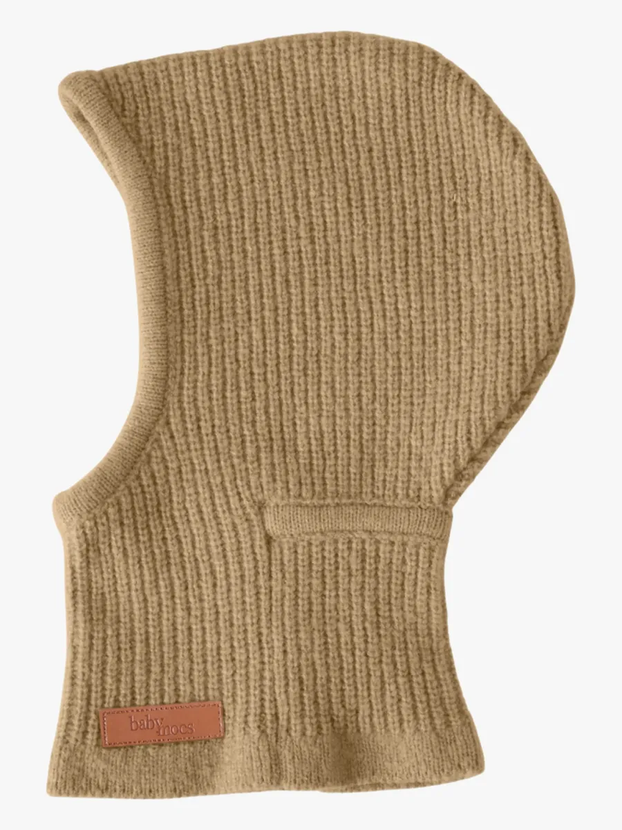 BabyMocs Balaklava, Caramel, 0-1 år