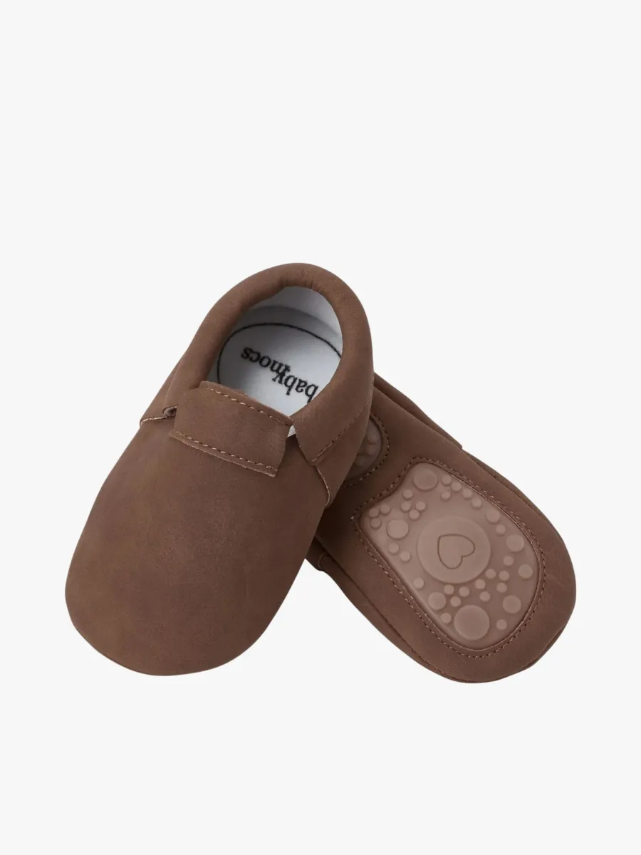 BabyMocs Casual Mocs Inneskor, Brown, 6-12 mån