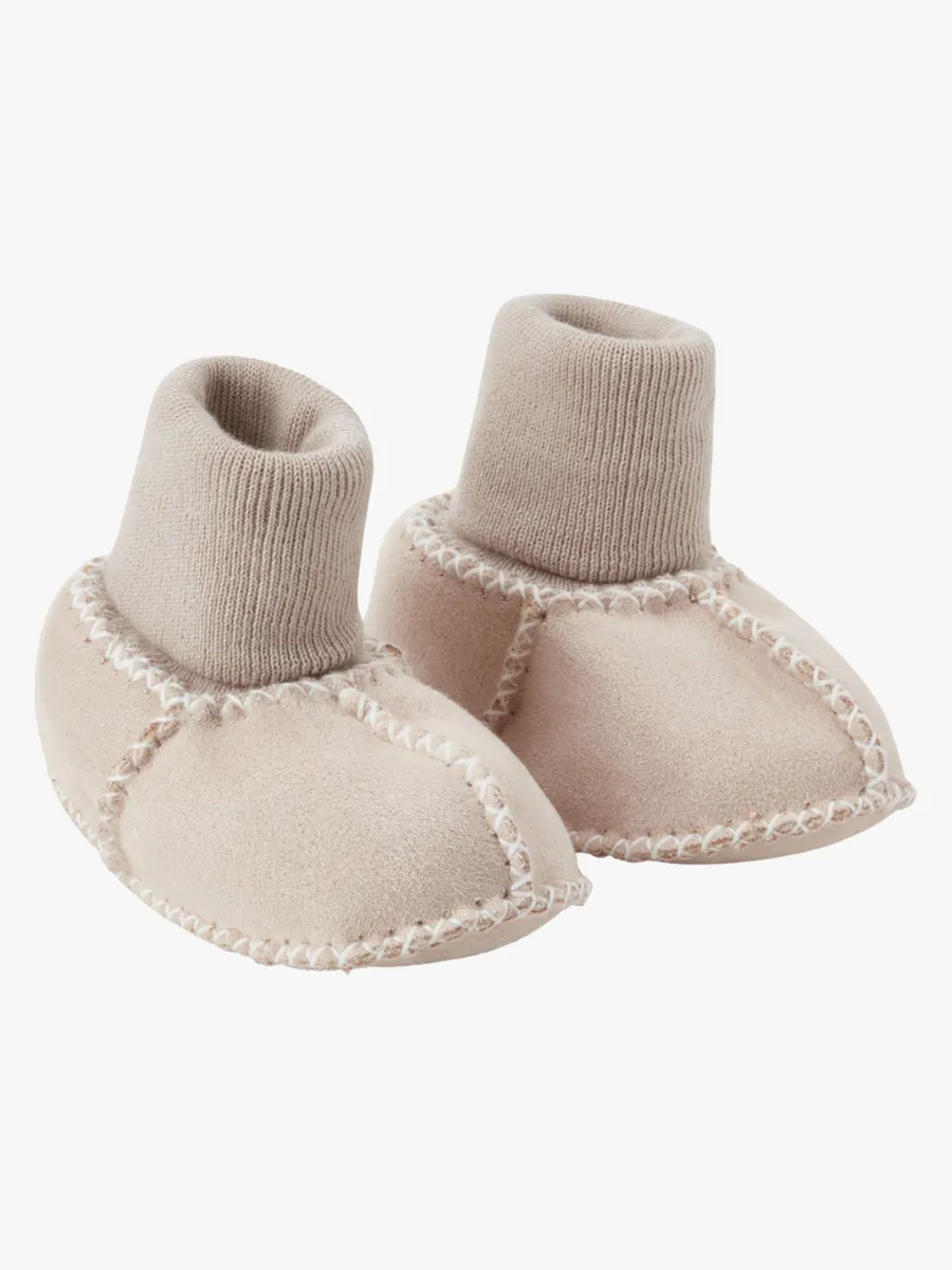 BabyMocs Cosy Mocs Tossor, Beige, 6-12 mån