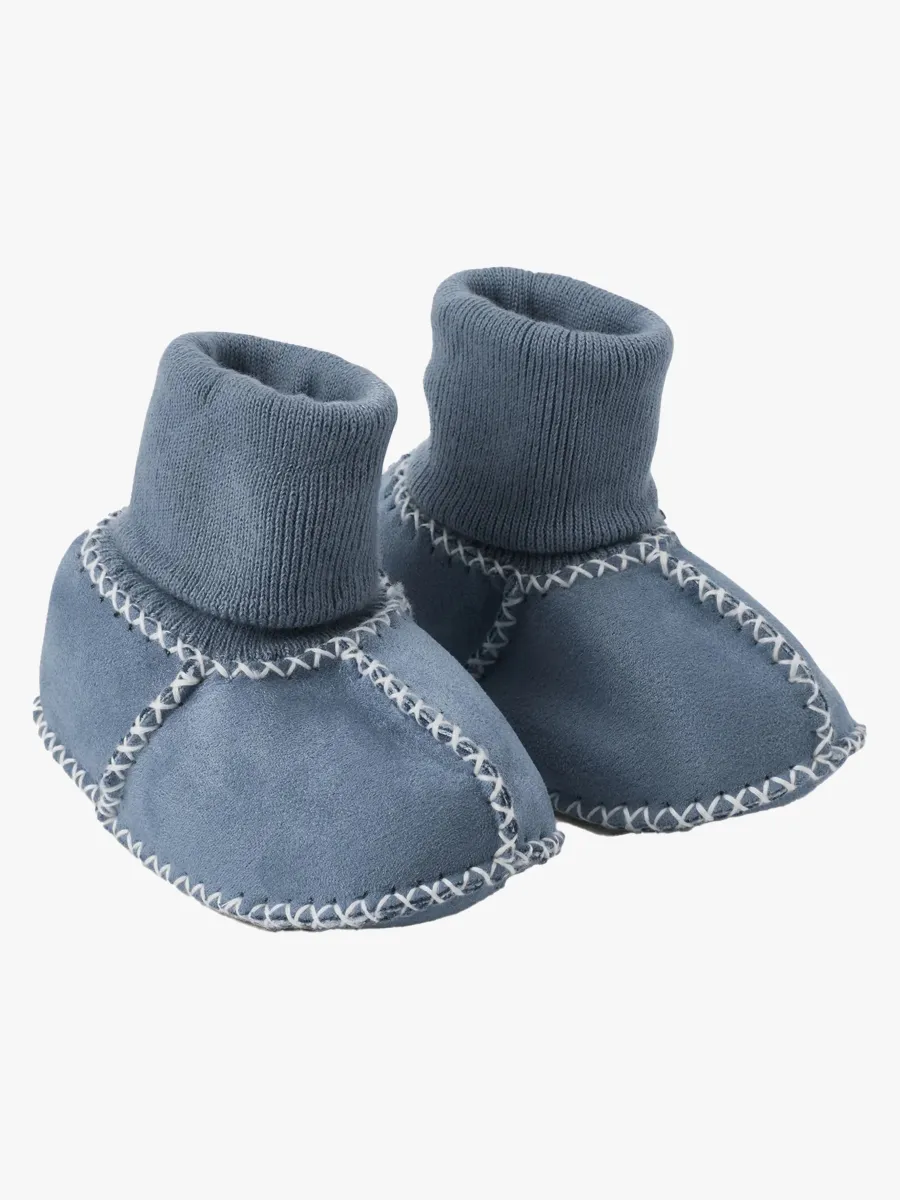 BabyMocs Cosy Mocs Tossor, Blue, 0-6 mån
