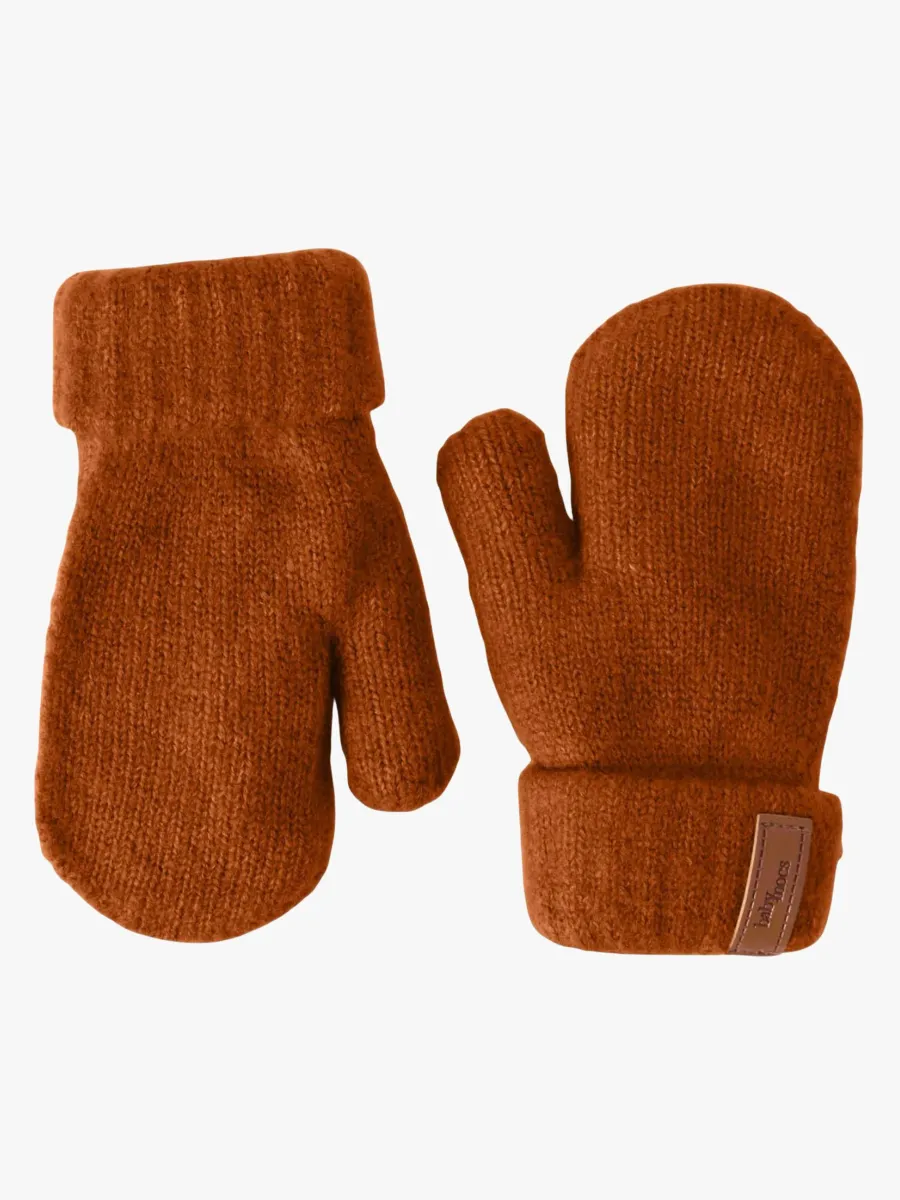 BabyMocs  Stickade Vantar, Rust, 3-7 år