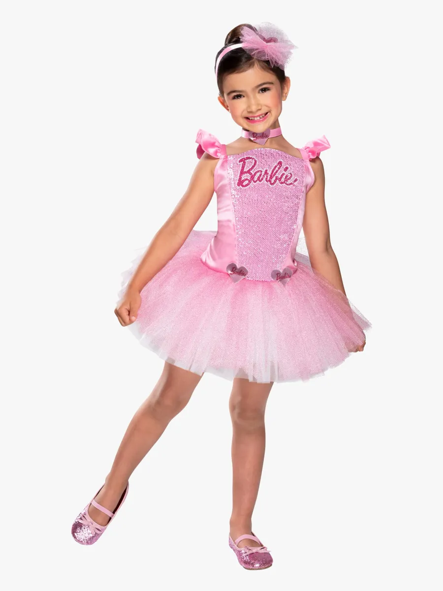 Barbie Ballerina Utklädnad med Hårband, 3-4 år