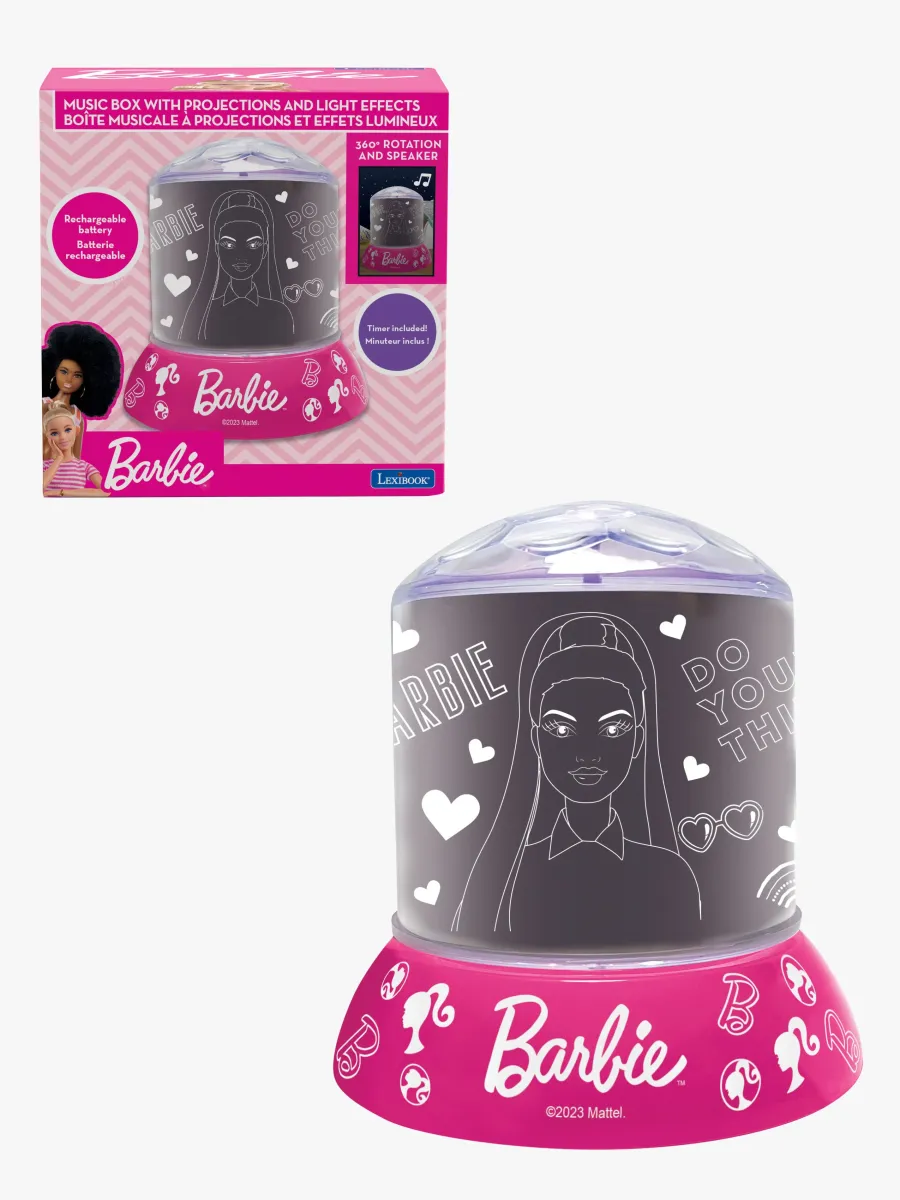 Barbie Nattlampa med Projektor &  Högtalare, Barnrum
