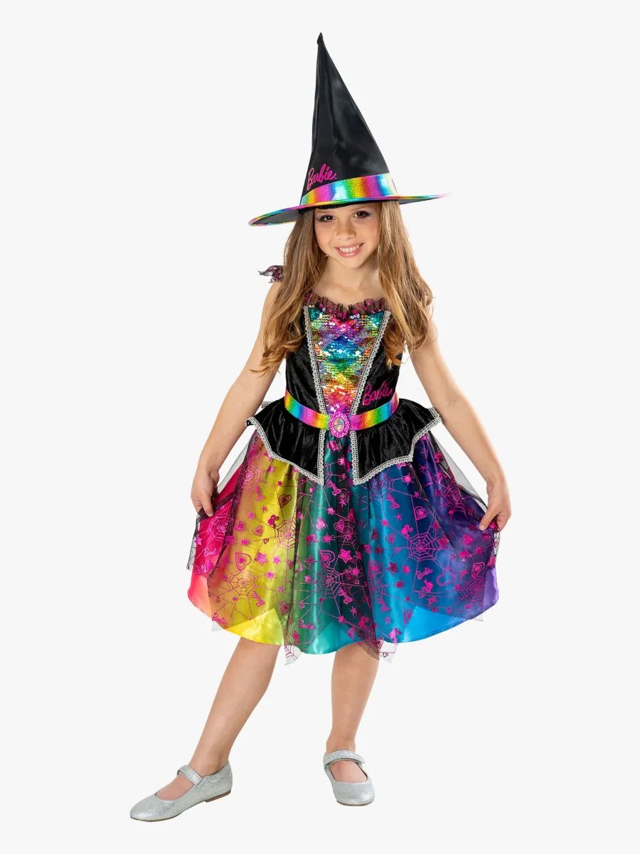Barbie Pretty Witch Utklädnad med Hatt, 7-8 år