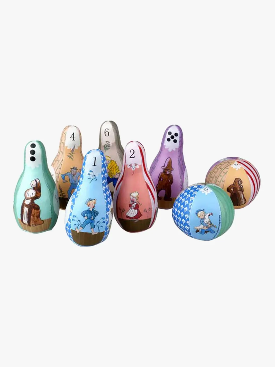 Barbo Toys Emil I Lönneberga  Mjukt Bowlingset