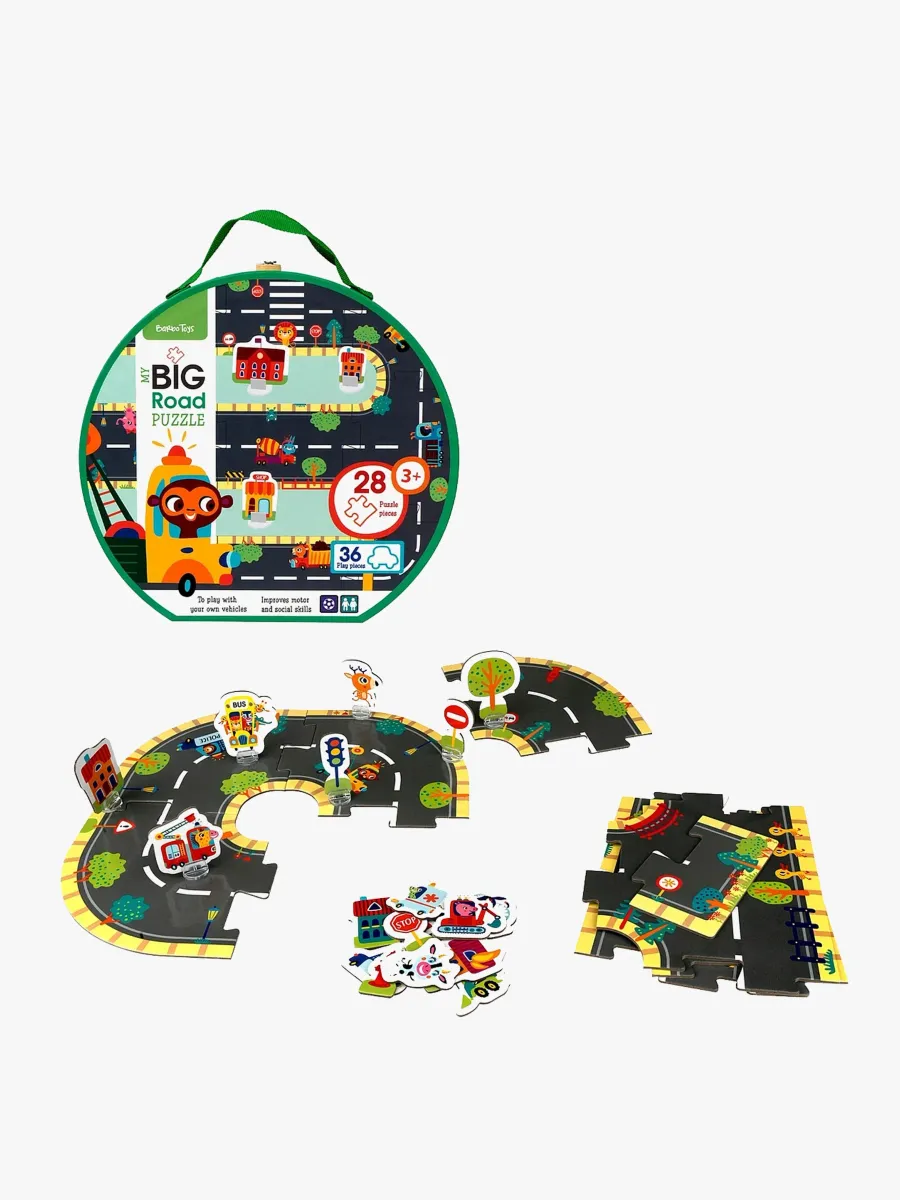 Barbo Toys  Min Stora Pussel Väg 200 Bitar
