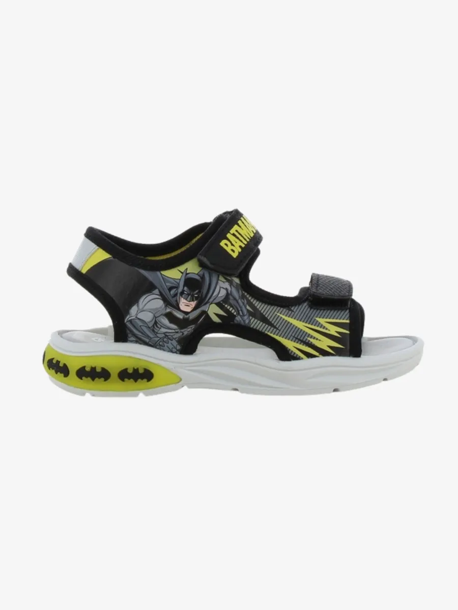 Batman Blinkande Sandaler, Black/Silver, 33