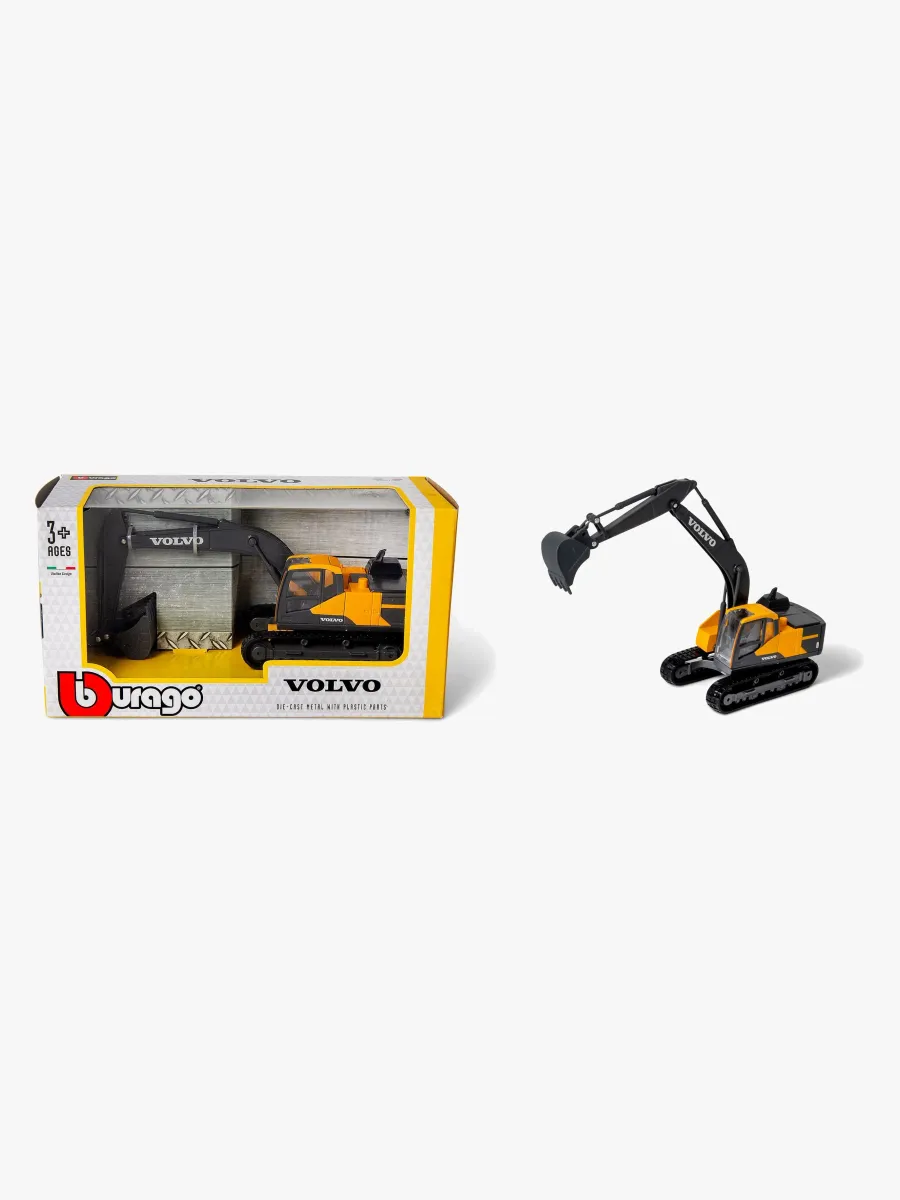 Bburago Volvo EC220E Grävmaskin Leksaksmodell 1:50