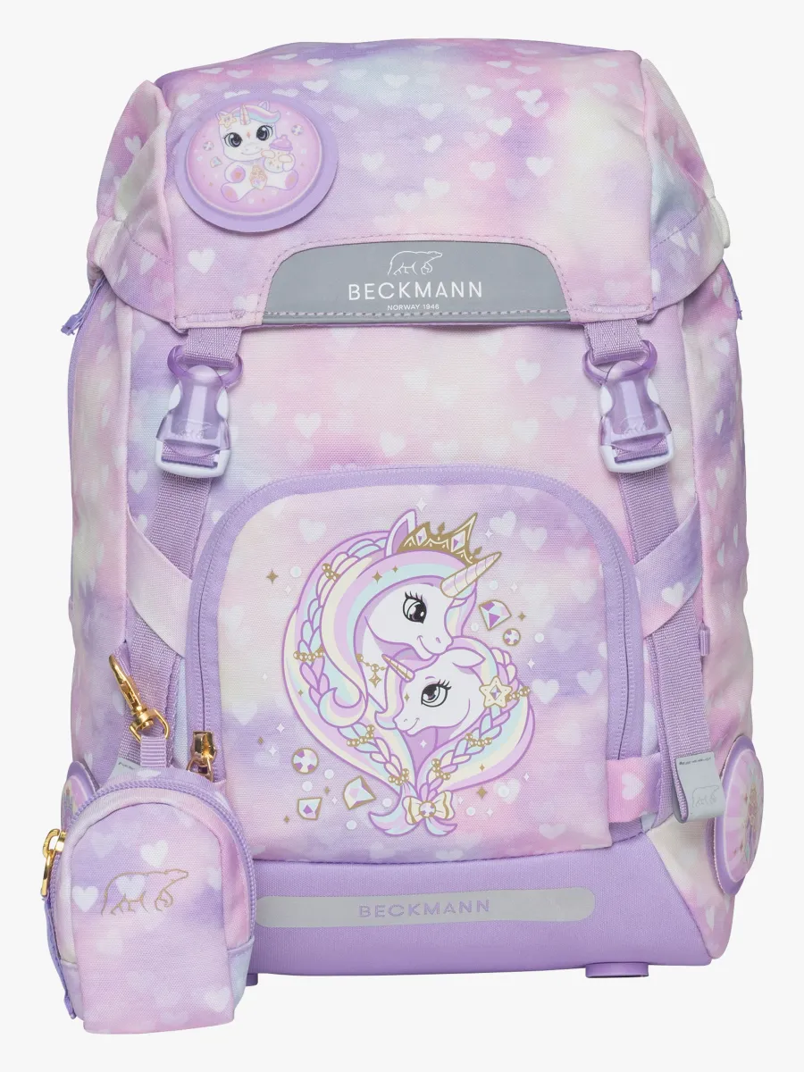 Beckmann Classic Ryggsäck 22L, Unicorn Princess Purple - Bäst i test