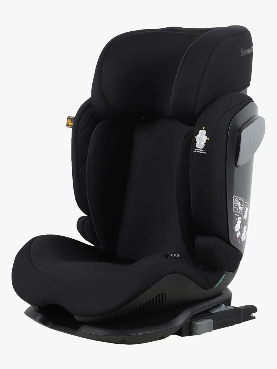 Beemoo Recline i-Size Bältesstol, Black Stone