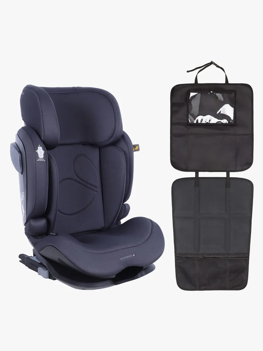Beemoo Recline i-Size Bältesstol inkl. 3-in-1 Sparkskydd, Anthracite