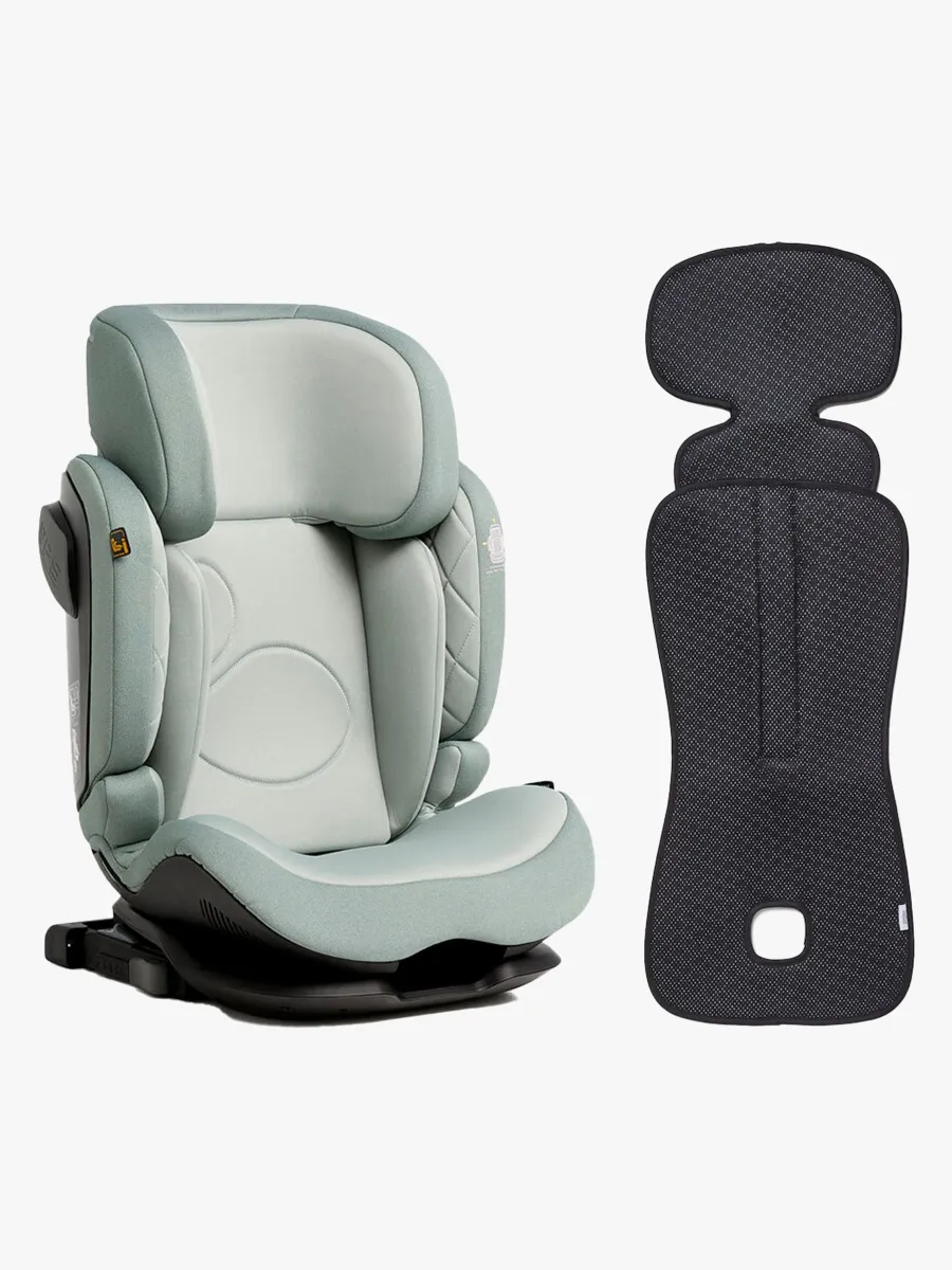 Beemoo Recline i-Size Bältesstol inkl. Petite Chérie Ventilerande Sittdyna, Teal/Antracit