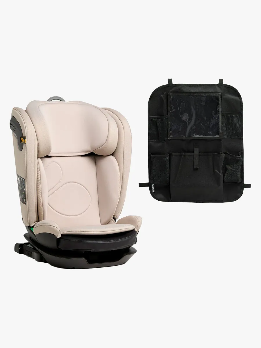Beemoo Reform ISOFIX Bältesstol inkl. Beemoo Smart Organizer, Oat