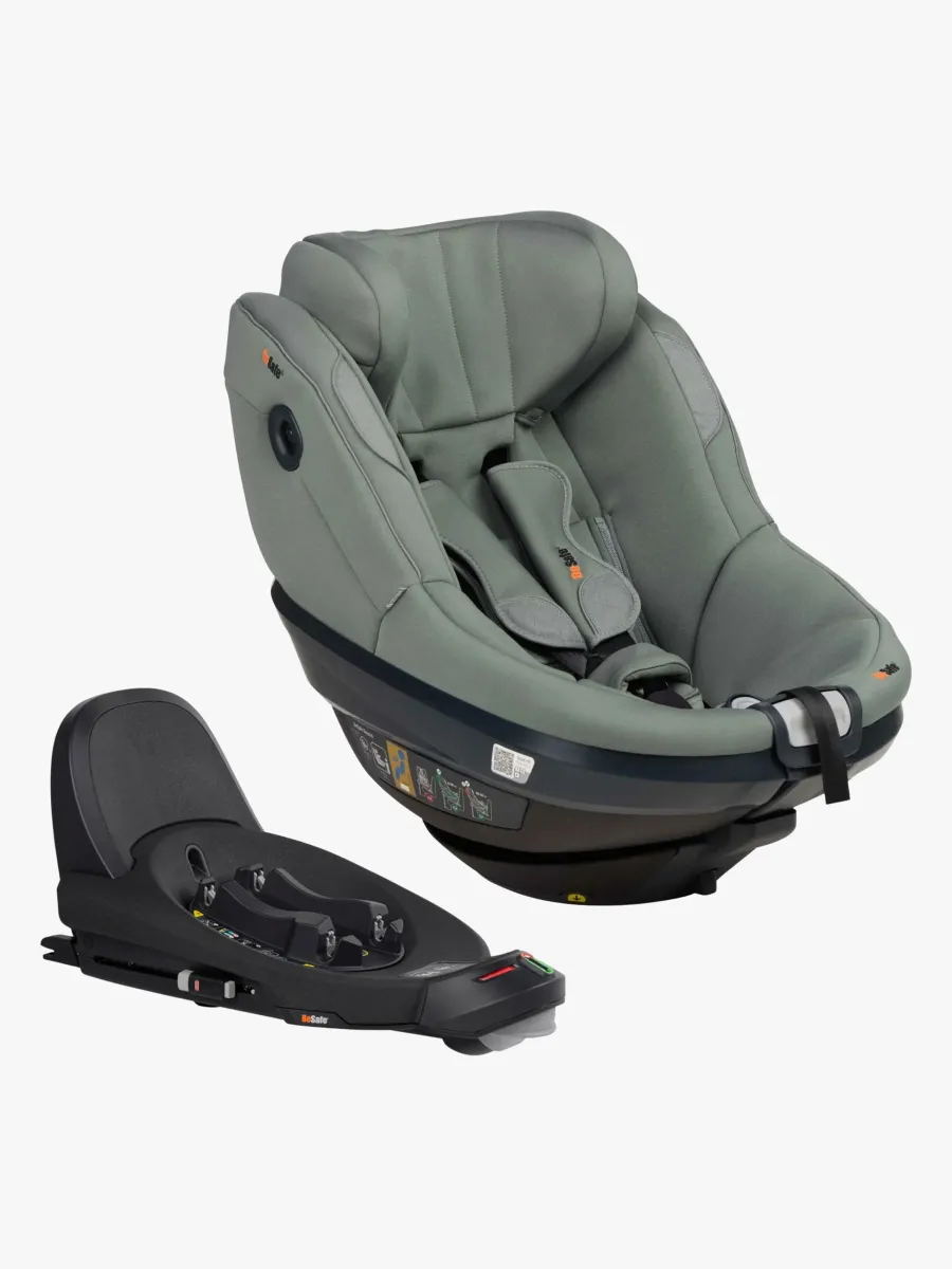BeSafe Beyond² Bilbarnstol inkl. Beyond Bas, Meadow Green Soft Breeze