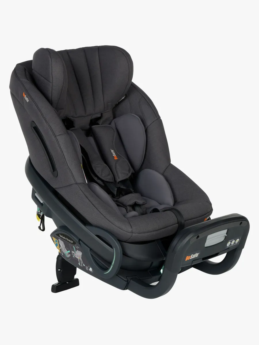 BeSafe Stretch² Bilbarnstol, Dark Grey Mélange