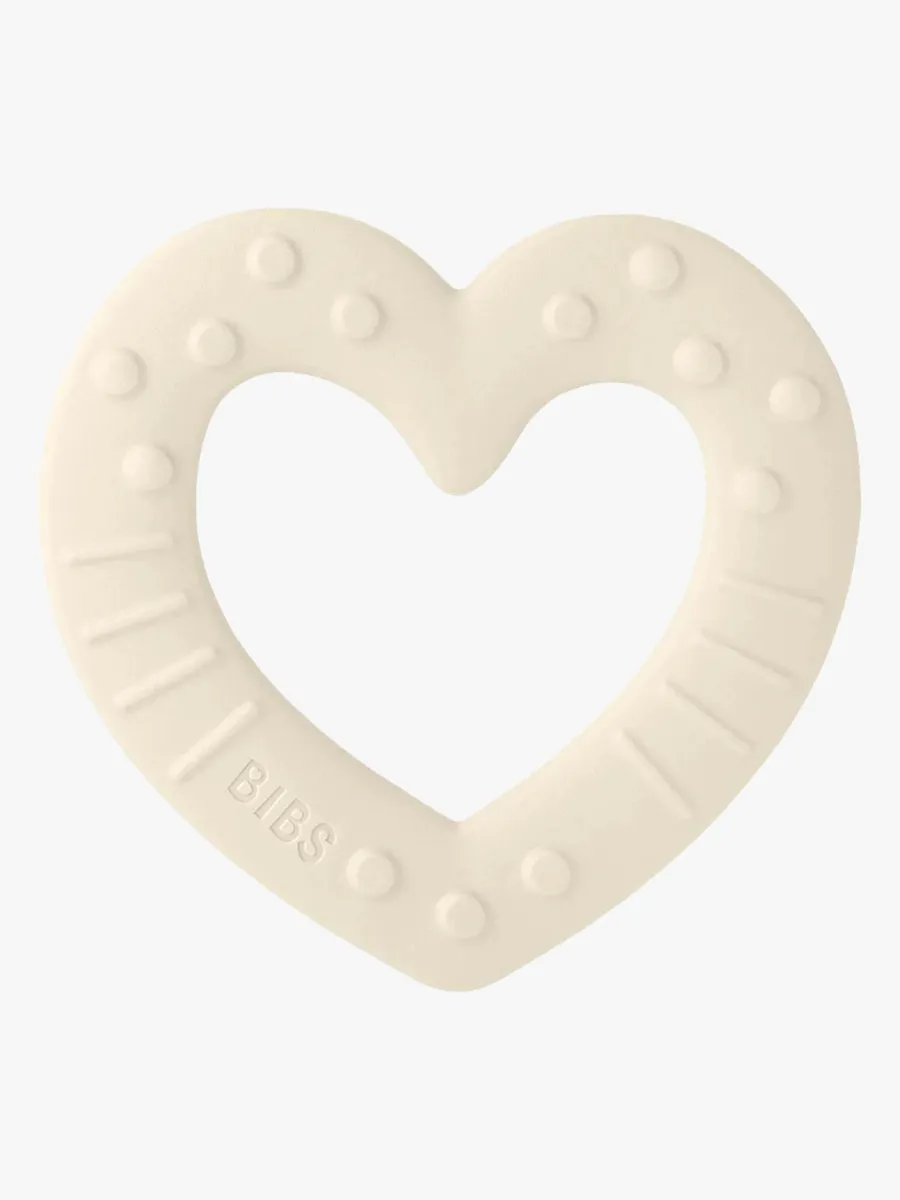 BIBS Bitleksak Baby Bitie Heart,  Ivory