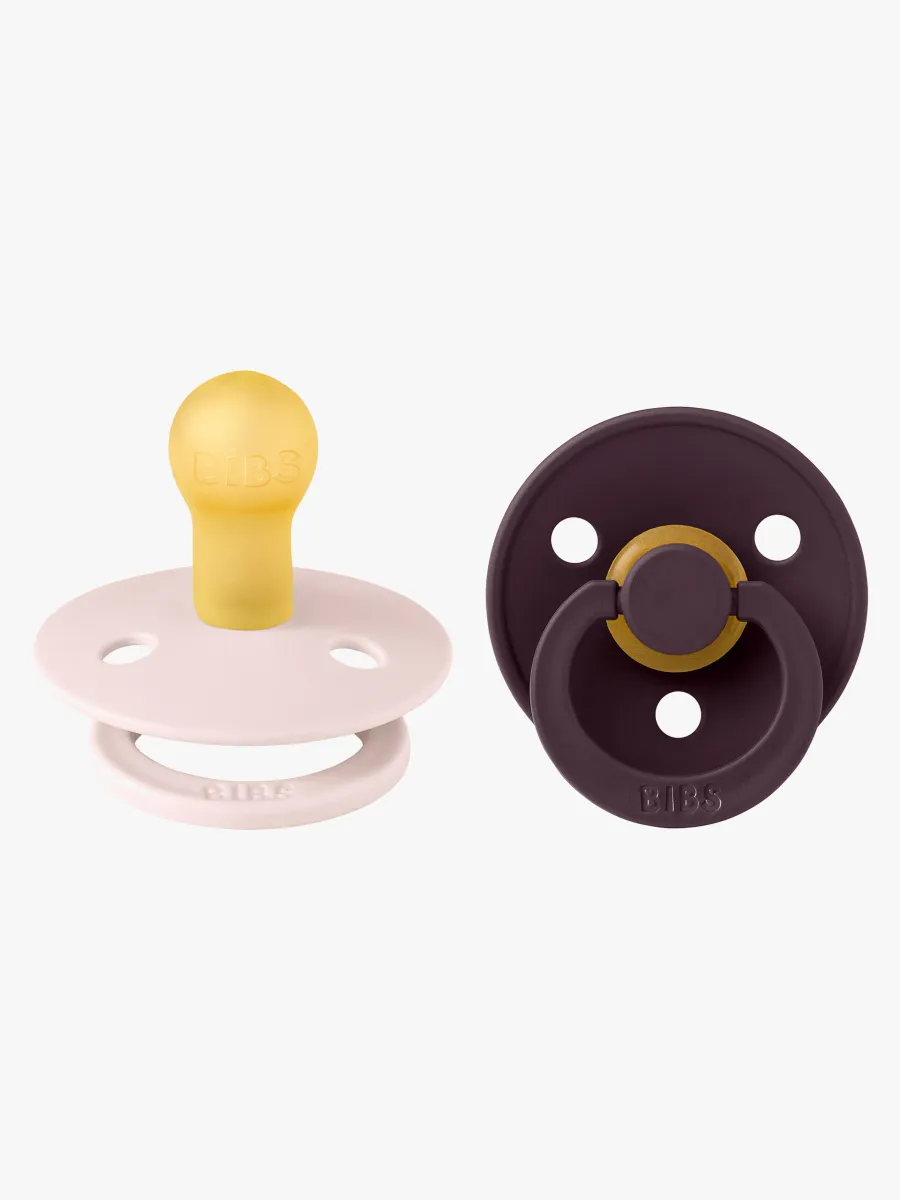 BIBS Colour Napp 2-Pack Stl 1, Petal/Plum