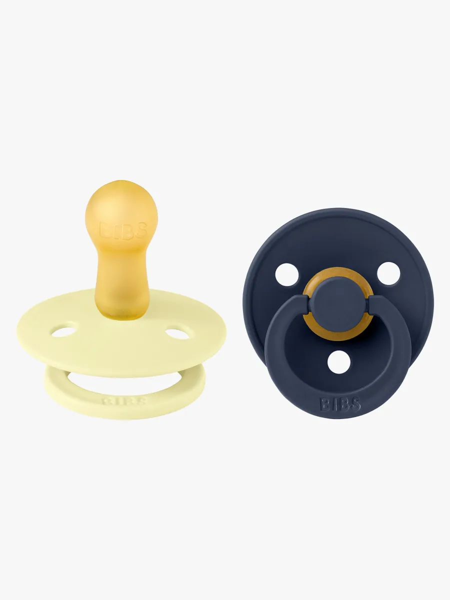 BIBS Colour Napp 2-Pack Stl 2, Luna/Deep Space