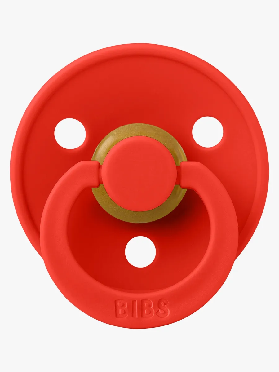 BIBS Colour Napp Latex Stl 2 Anatomisk, Candy Apple