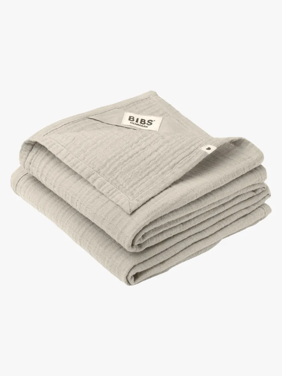 BIBS Snuttefilt Muslin 2-pack, Sand