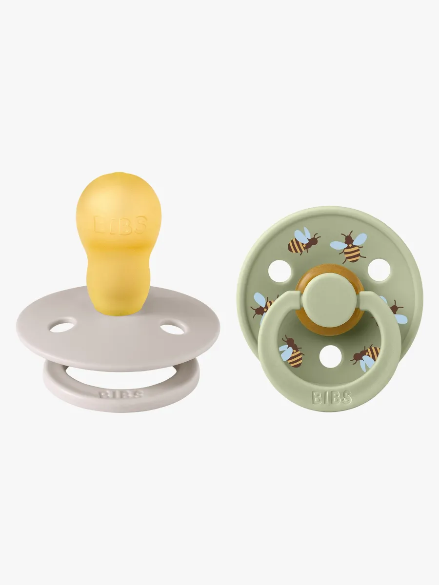 BIBS Colour Studio Latexnapp 2-pack Size 3 Bumblebee (Mushroom Mix)