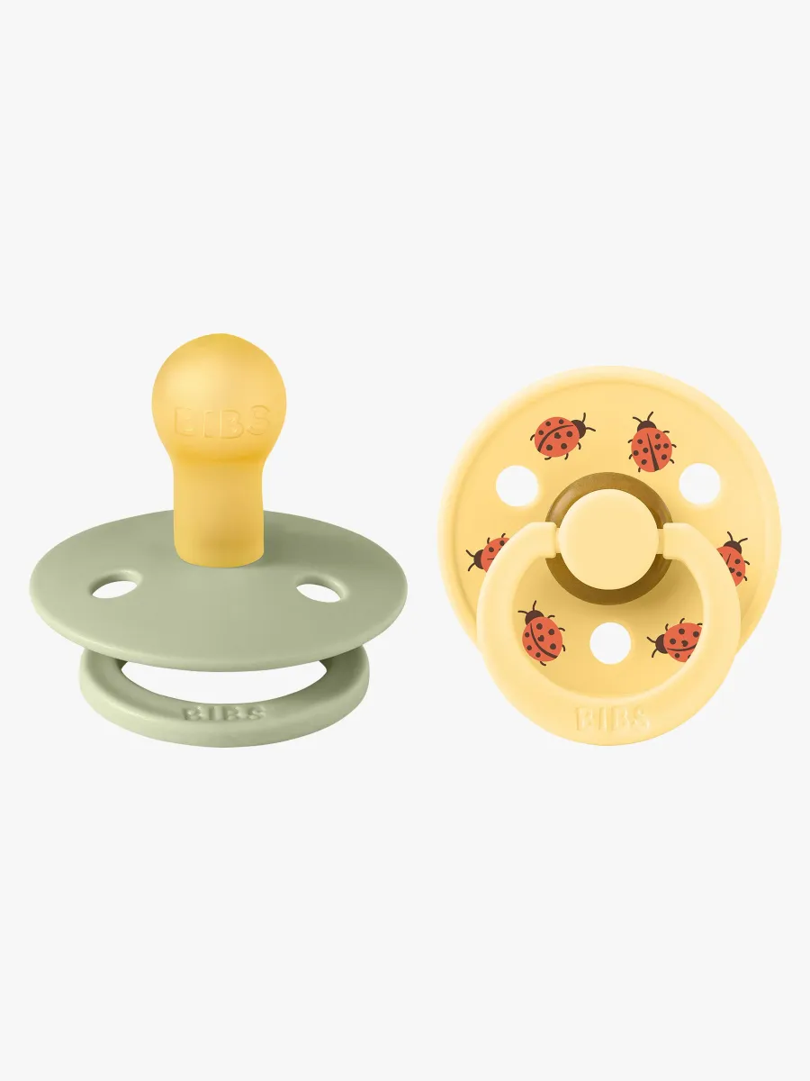 BIBS Studio Colour Ladybug Napp 2-Pack Latex Stl 1, Sage